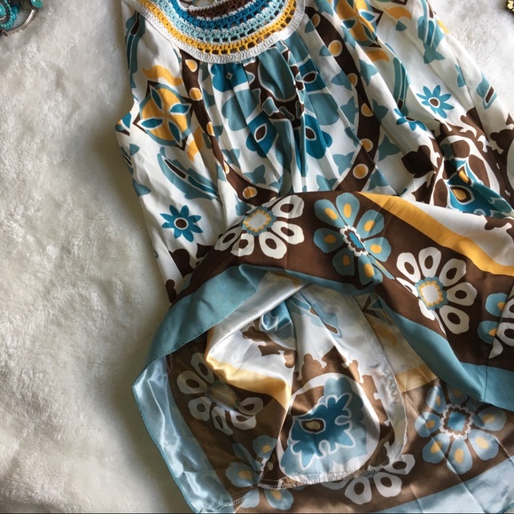 {NICOLE} Festival Top with Crochet Neckline Detail - Picture 7 of 8